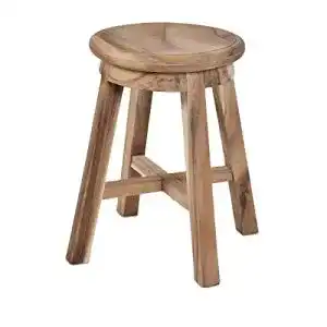 Holzhocker Divero Hocker Sitzhocker Suar Holz massiv