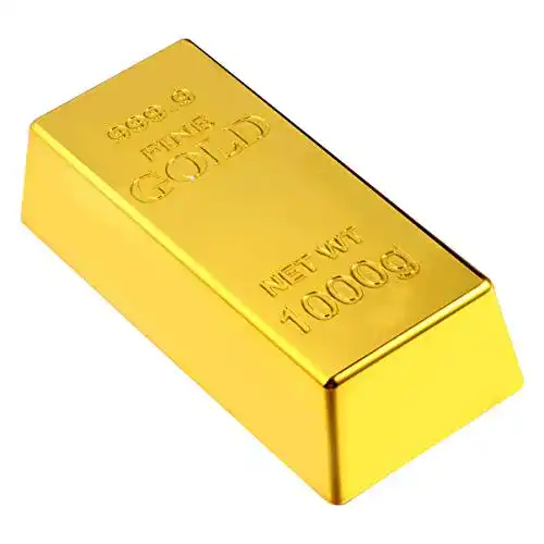 Fake-Goldbarren ABOOFAN Türstopper Tier Fake Golden Brick Bullion