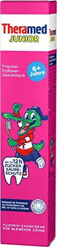 Theramed-Zahnpasta Theramed Zahncreme Junior Erdbeere, 6er