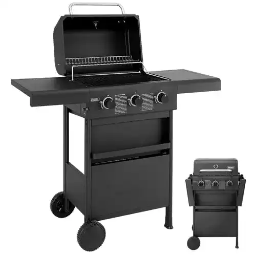 Gasgrill bis 150 Euro TAINO COMPACT Gasgrill, Edelstahl-Brenner