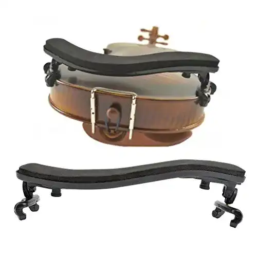 Schulterstütze Geige TIMESETL Violin, Einstellbar Gummi Kunststoff