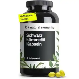 Schwarzkümmelöl Hund natural elements 400 Kapseln
