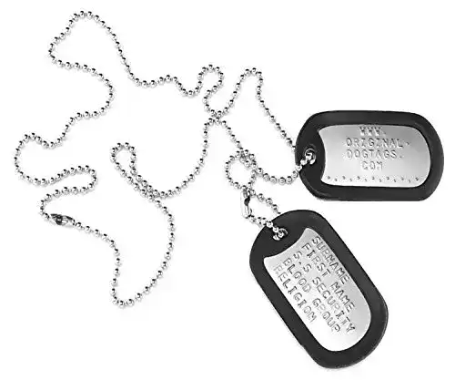 Erkennungsmarken ANDREW Original-DogTags personalisiert