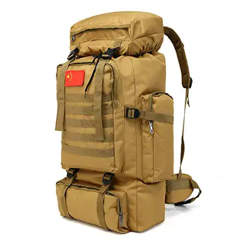 Rucksack 70 Liter TongCart 70L Tarnung Wasserdicht Taktisch
