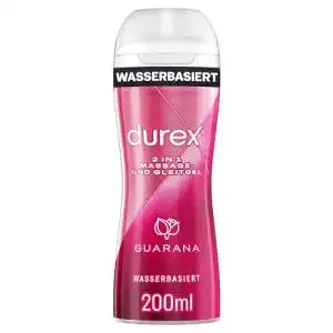 Durex-Gleitgel Durex Gleitgel 2-in-1 Massage Guarana, 200 ml