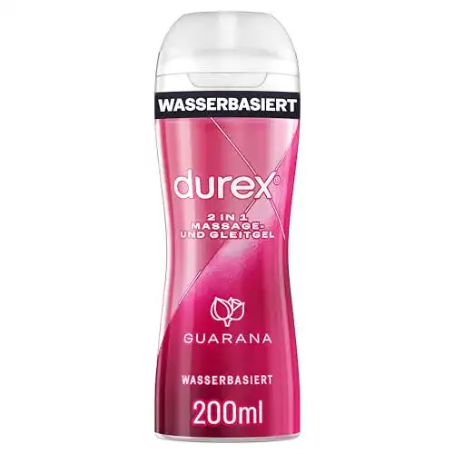 Durex-Gleitgel Durex Gleitgel 2-in-1 Massage Guarana, 200 ml