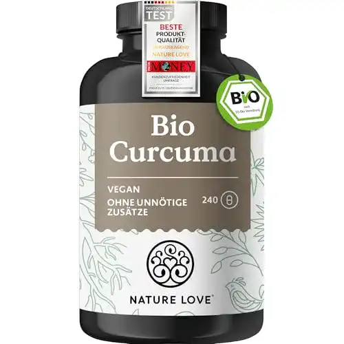 Kurkuma-Kapseln Nature Love Bio Curcuma (240 Kapseln)