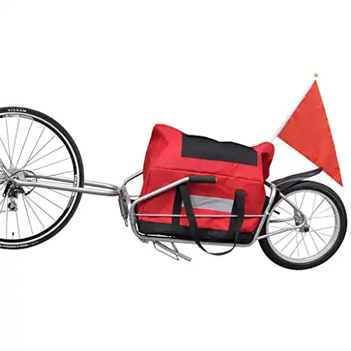 Fahrradanhänger Einrad Festnight 2-in-1 Lastenfahrrad