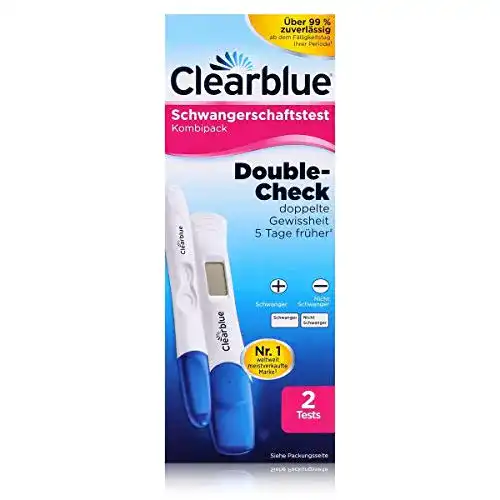 Schwangerschaftstest Clearblue Double-Check Kit mit 2 Tests