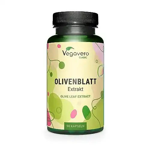 Die beste Olivenblattextrakt Vegavero Kapseln ® 40% OLEUROPEIN, 90 Kaps. 2026 Test Bestseller Olivenblattextrakt Vegavero Kapseln ® 40% OLEUROPEIN, 90 Kaps.