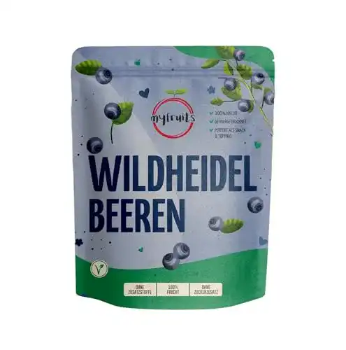 Getrocknete Heidelbeeren myfruits ® Wildheidelbeeren – 100g
