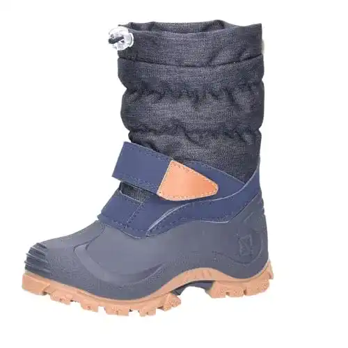 Winterstiefel Herren Lurchi Jungen Finn Schneestiefel, Blau Navy