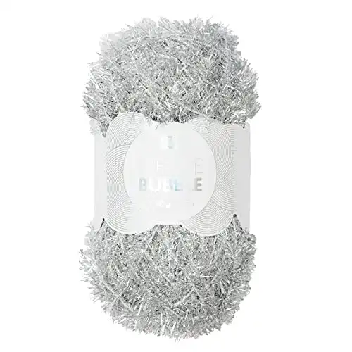 Schwammgarn Rico Design Spül Creative Bubble Metallic Silber