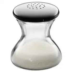 Salzstreuer WMF Wagenfeld 4,5 cm, Max und Moritz, Glas