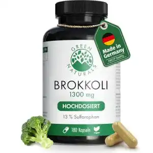 Brokkoli-Kapseln GREEN NATURALS 180 Kapseln á 550mg