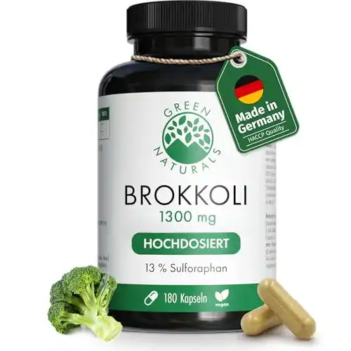 Brokkoli-Kapseln GREEN NATURALS 180 Kapseln á 550mg