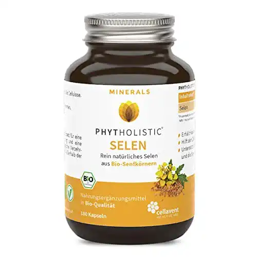Die beste Selen Phytholistic Bio Kapseln (6-Monatspackung), 180 Kapseln 2026 Test Bestseller Selen Phytholistic Bio Kapseln (6-Monatspackung), 180 Kapseln