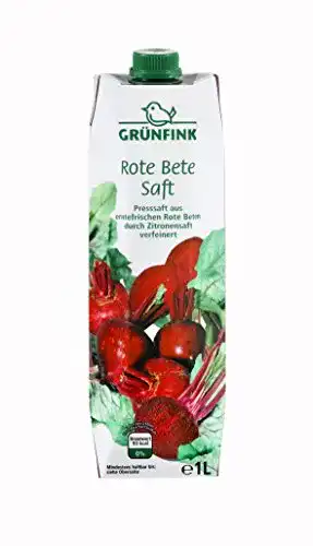 Rote-Bete-Saft Grünfink rote Bete Saft, 8er Pack (8 x 1 l)