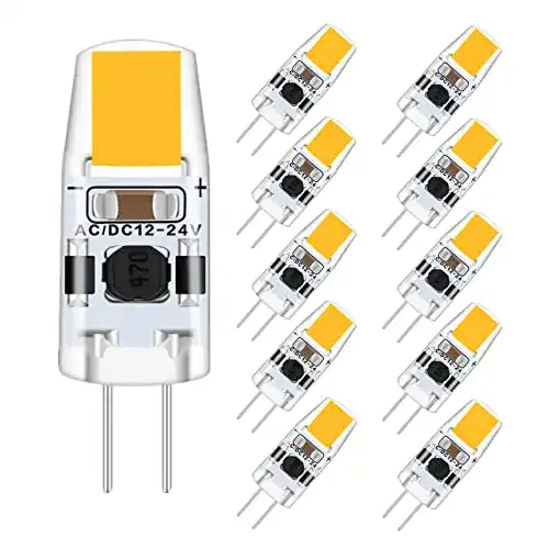 G4-LED (dimmbar) kuyamilay Dimmbar G4 LED Lamps, G4 12V Warmweiß 2W