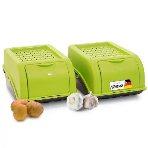 Gemüsebox Novaliv Kartoffel Aufbewahrungsbox 2x klein 3,5L
