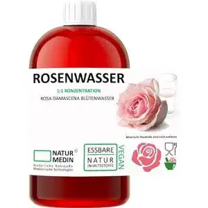Rosenwasser NATURMEDIN … Natürliche Rohstoffe 1000-ml