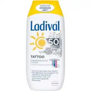 Ladival-Sonnencreme STADA Ladival Tattoo Lotion 50 hoch, 200 ml