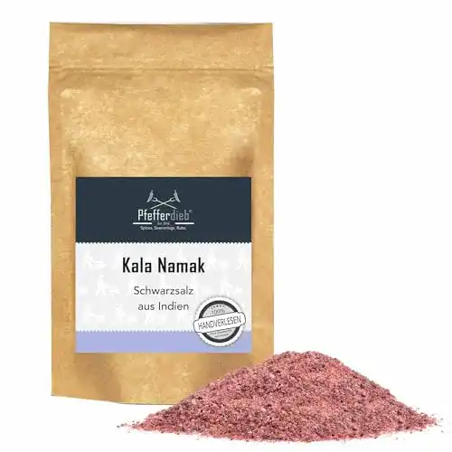 Kala Namak Pfefferdieb Original Steinsalz aus Indien, 250g