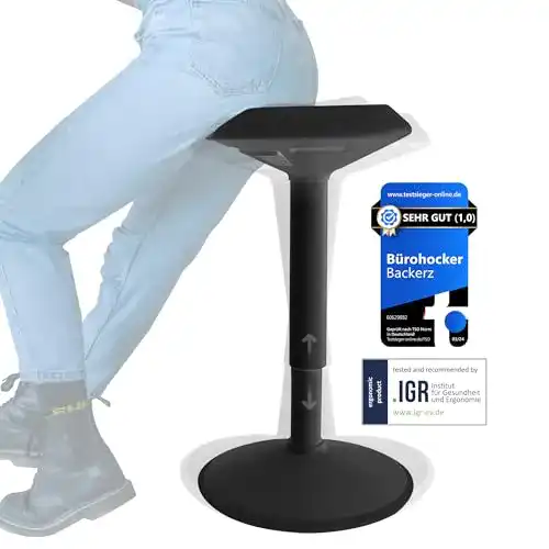 Wackelhocker Backerz ergonomischer Wackel-Hocker – Bürohocker