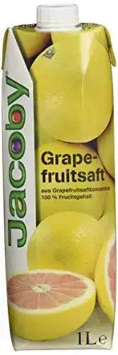 Grapefruitsaft Jacoby aus konzentrat, 6er Pack (6 x 1 l)