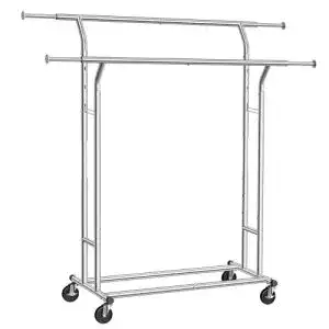 Schwerlast-Kleiderständer SONGMICS Metall, 129-169 cm