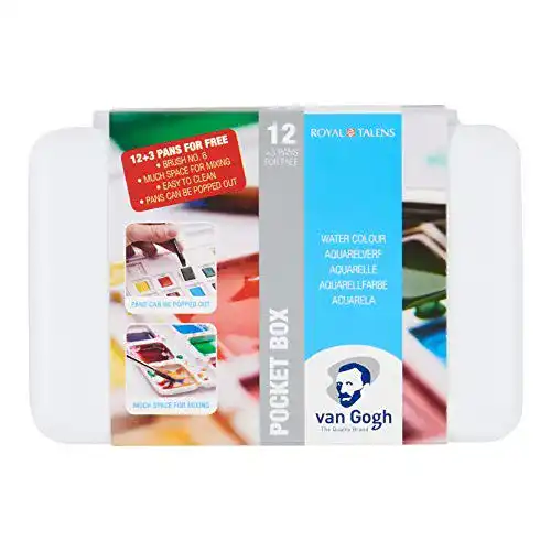 Aquarellfarben van Gogh im Taschenformat 12 + 3