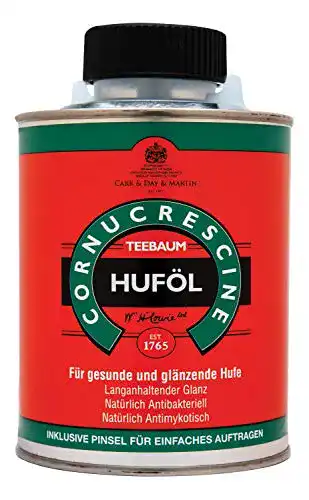 Huföl Carr & Day & Martin – Cornucrescine Tea Tree mit Pinsel