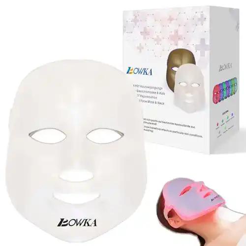 Lichttherapie-Maske BOWKA LED Gesichtsmaske, Licht Photon