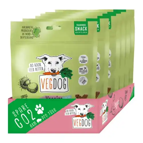 Hundekeks VEGDOG Veggies Skincare Veganer Snack für Hunde