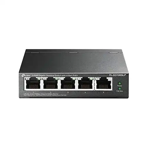 Switch TP-Link TL-SG1005LP 5-Port Gigabit PoE mit 4 PoE+ Ports