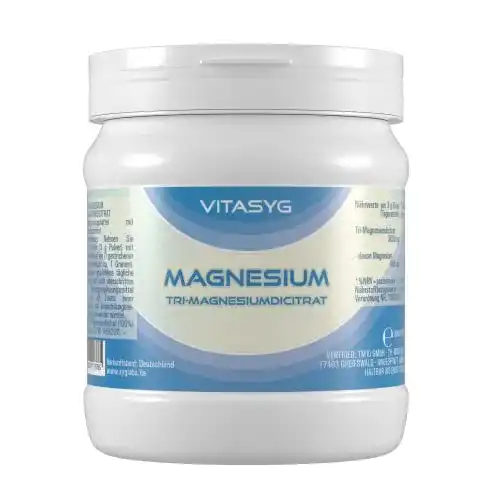 Die beste Magnesiumcitrat-Pulver Vitasyg Tri-Magnesiumdicitrat, 500 g 2026 Test Bestseller Magnesiumcitrat-Pulver Vitasyg Tri-Magnesiumdicitrat, 500 g