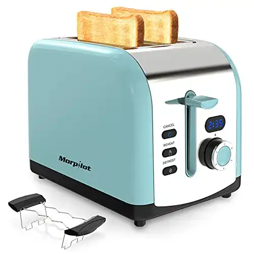 Die beste Retro-Toaster morpilot, Edelstahl Toaster mit Brötchenaufsatz 2026 Test Bestseller Retro-Toaster morpilot, Edelstahl Toaster mit Brötchenaufsatz