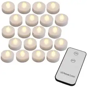 LED-Teelichter mit Fernbedienung Monzana 20 LED warmweiß