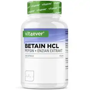 Mittel gegen Sodbrennen Vit4ever Betain HCL, 240 Kapseln