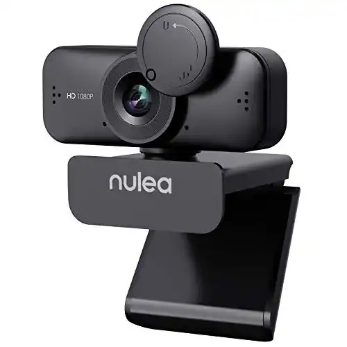 Webcam Nulea C902 mit Mikrofon für PC/Laptop, HD 1080P