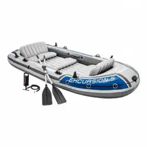 Intex-Schlauchboot Intex Excursion 5 Set Schlauchboot 4-teilig