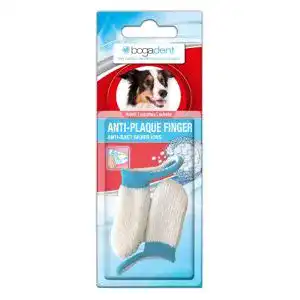 Hundezahnbürste Bogadent UBO0704 Anti-Plaque Finger, 2 Stück