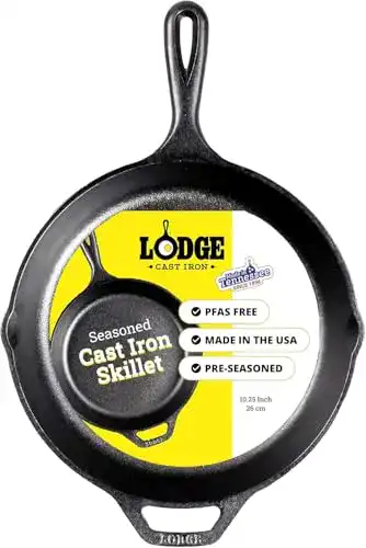 Lodge-Pfanne Lodge Bratpfanne Gusseisen 26cm m.GG