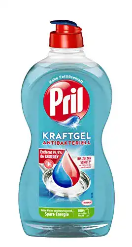 Pril-Spülmittel Pril 5+ Kraft-Gel Antibakteriell, 450 ml