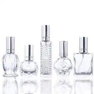 Flakon H&D Kristall Vintage leer nachfüllbar Parfümflasche Glas