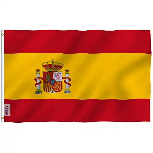 Spanien-Flagge Anley Fliegenbrise 3×5 Fuß Spanien Flagge