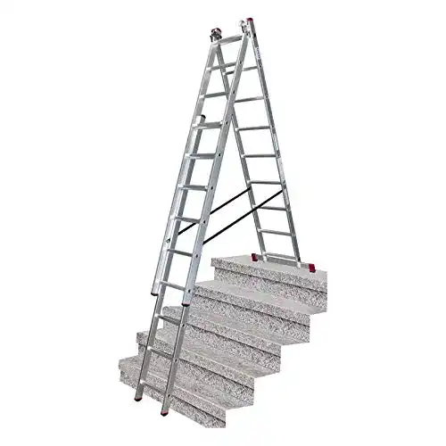 Treppenleiter KRAUSE Corda Vielzweckleiter 3×9 Sprossen