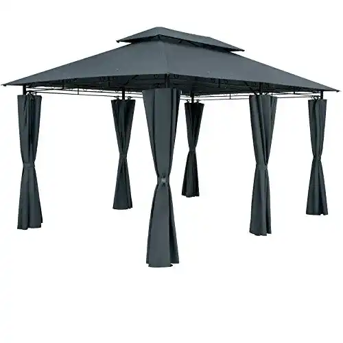 Pavillon (3×4) Casaria Pavillon Topas 3x4m Wasserabweisend