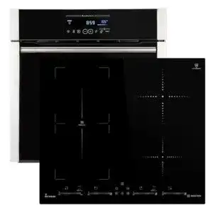 Induktionsherd KKT KOLBE Autarkes Herdset: 60cm, Flex-Zone