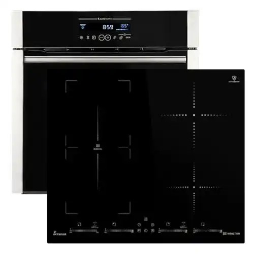 Induktionsherd KKT KOLBE Autarkes Herdset: 60cm, Flex-Zone